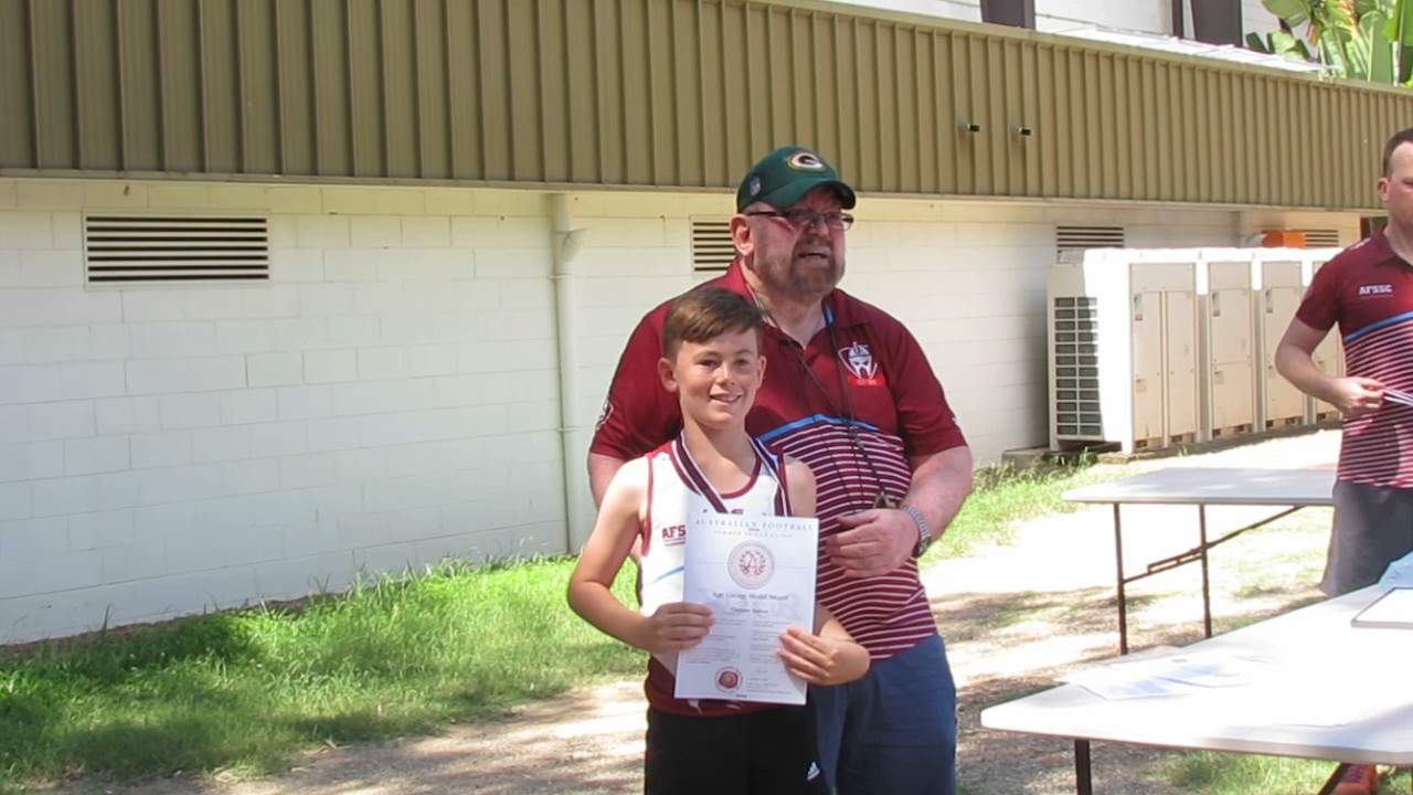 Year 38 Age Group Medal Award